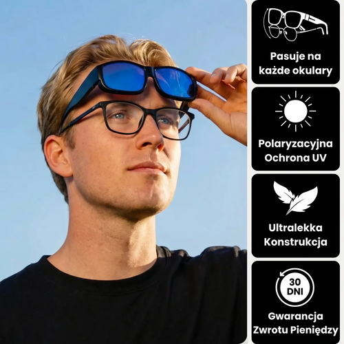 Nakładki przeciwsłoneczne 2 w 1 SunGlazz Men's